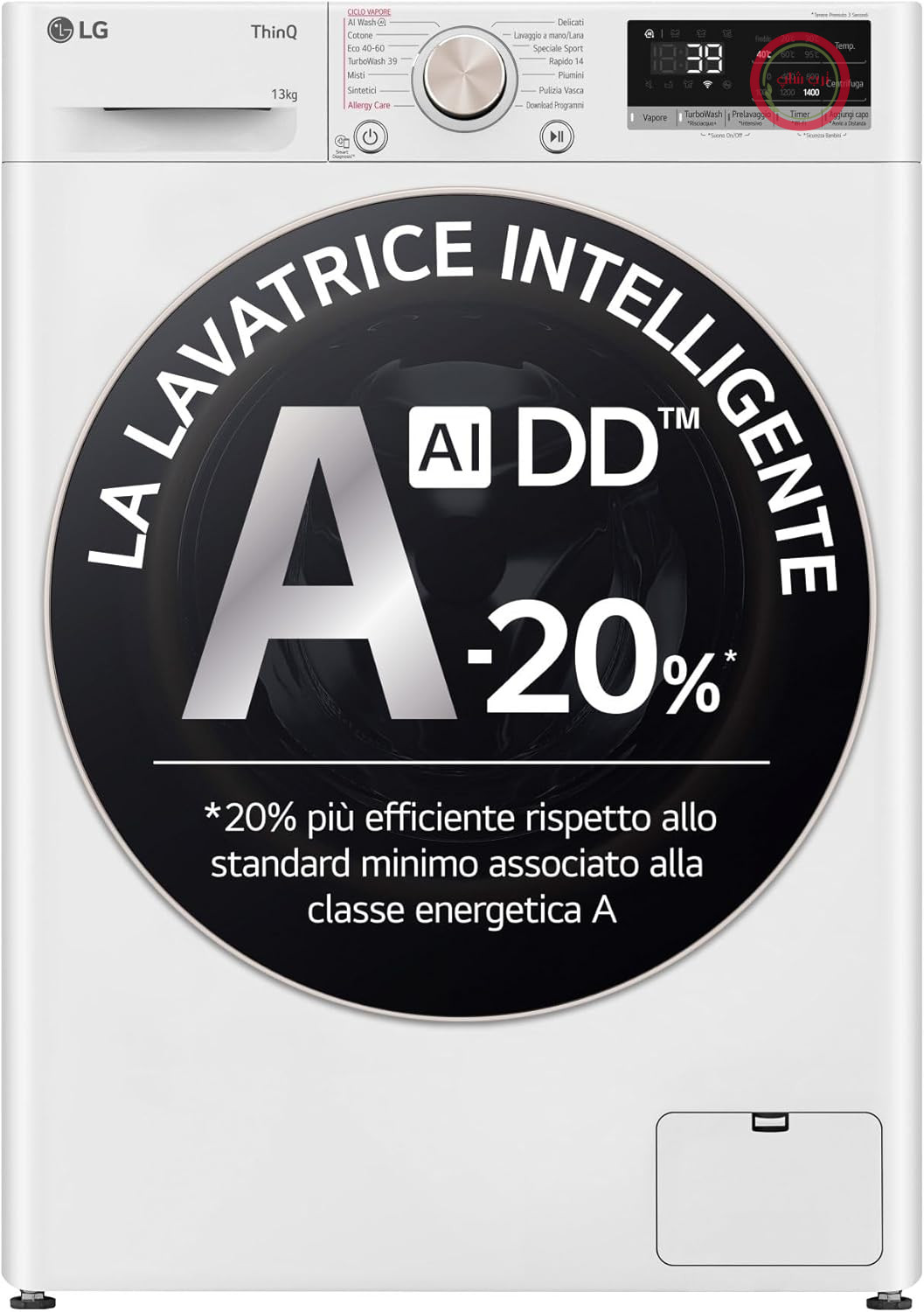 ماشین لباسشویی LG AI DD F4R7013TSWG