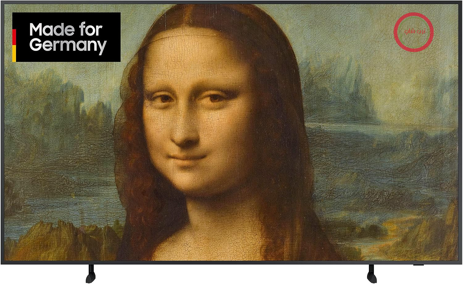 تلویزیون ۷۵ اینچی سامسونگ QLED 4K مدل The Frame (مدل GQ75LS03BAUXZG، مدل آلمانی)، صفحه نمایش مات، قاب‌های قابل تعویض، حالت هنری، تلویزیون هوشمند [۲۰۲۲]