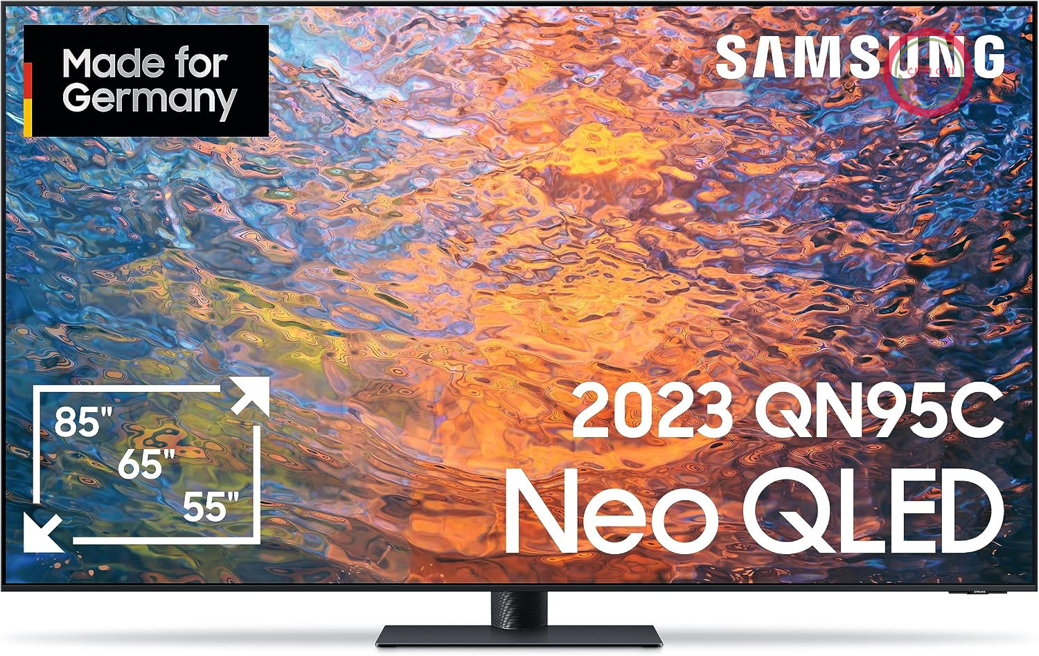 تلویزیون ۶۵ اینچی سامسونگ Neo QLED 4K QN95C (GQ65QN95CATXZG)، Neo Quantum HDR+، طراحی Infinity One، پردازنده کوانتومی عصبی ۴K [۲۰۲۳]