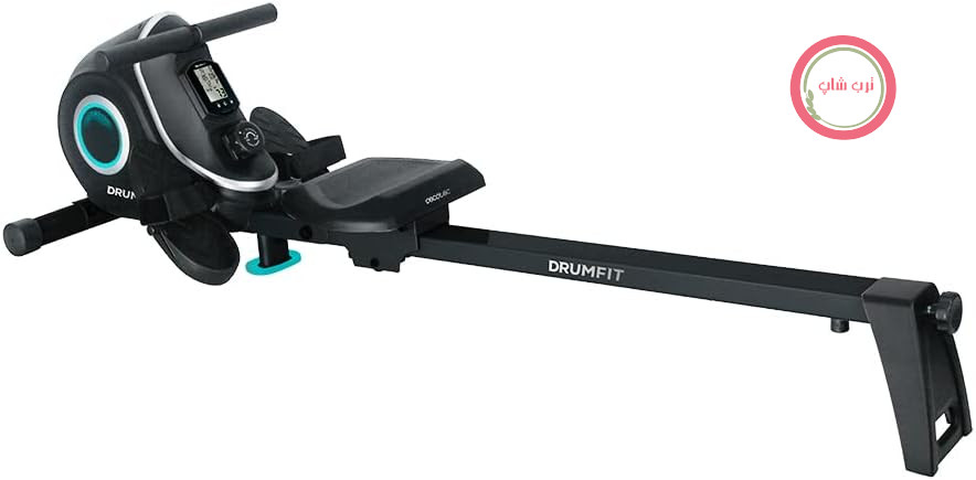 دستگاه روئینگ خانگی تاشو سکوتک اسپانیا Cecotec Drumfit Rower Eolo Magno، با مقاومت ترکیبی هوا و مغناطیسی و نمایشگر LCD