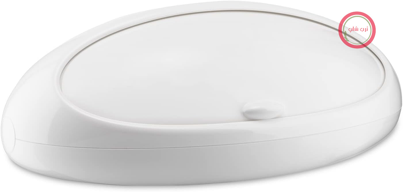 جعبه نان Alessi ASG22 W Gnam - ساخته شده از رزین ترموپلاستیک، سفید
