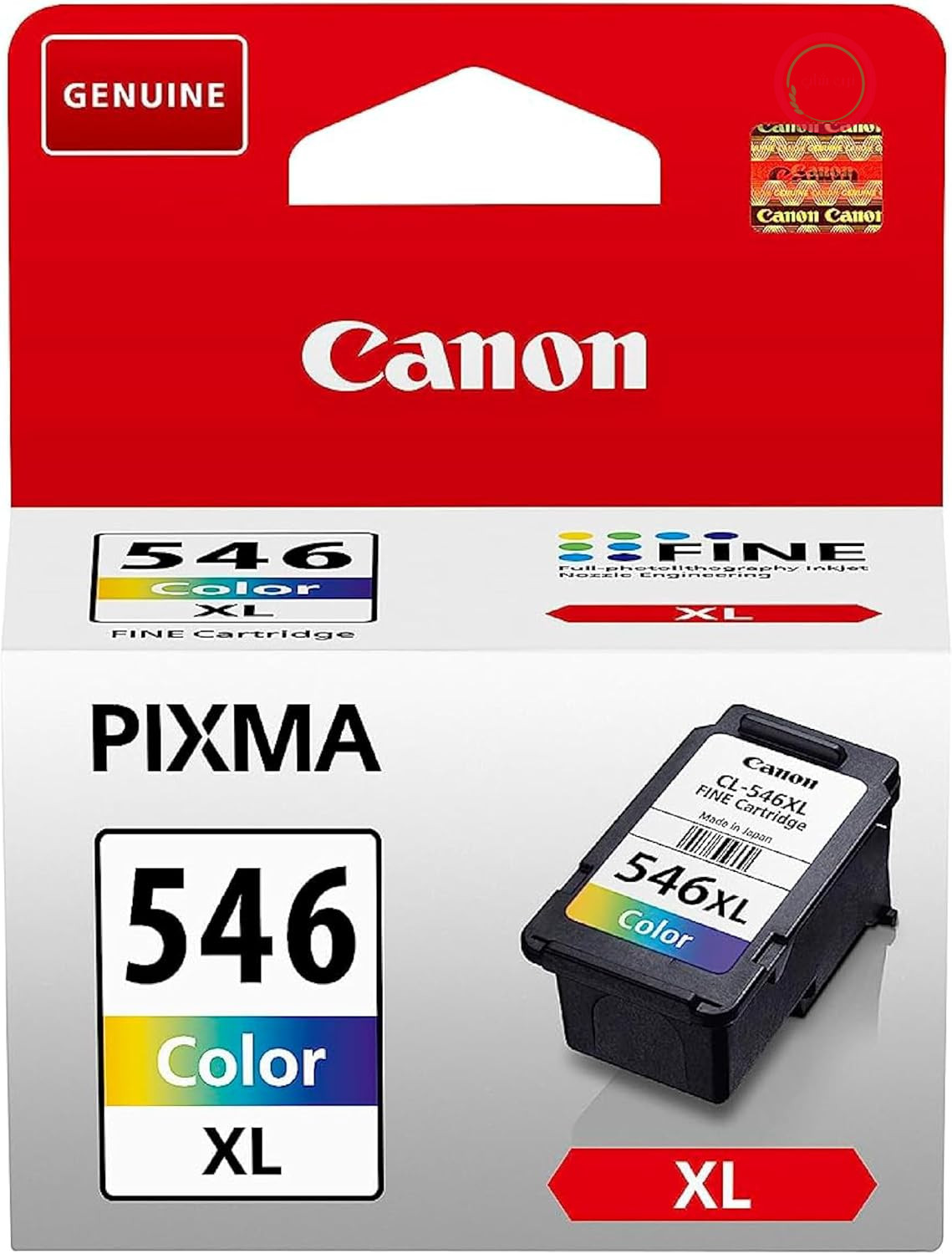 کارتریج جوهر افشان کانن مدل CL-546XL اورجینال، رنگ XL