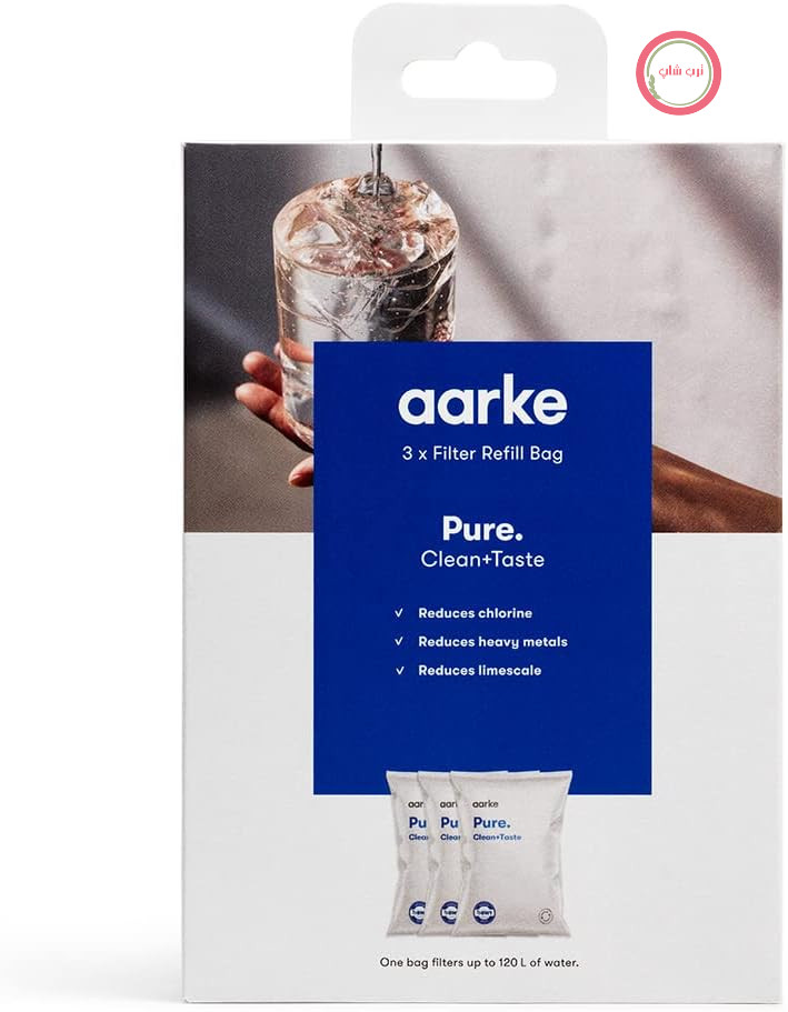 بسته فیلتر جایگزین تصفیه آب آرکه سوئد فیلتر خالص Aarke بسته ۳ عددی - کلر، فلزات سنگین
