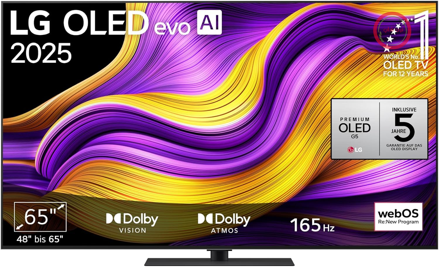 تلویزیون ۶۵ اینچ (۱۶۵ سانتی‌متر) 4K OLED evo AI ال‌جی مدل OLED65G59LS (پردازنده α11 Gen2 4K AI، سیستم عامل
