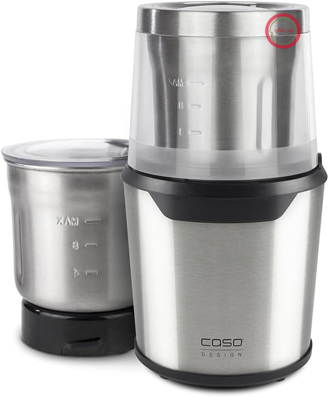 آسیاب قهوه و خردکن چندکاره کاسو آلمان CASO UZ 200، بدنه و ظرف استیل ضدزنگ