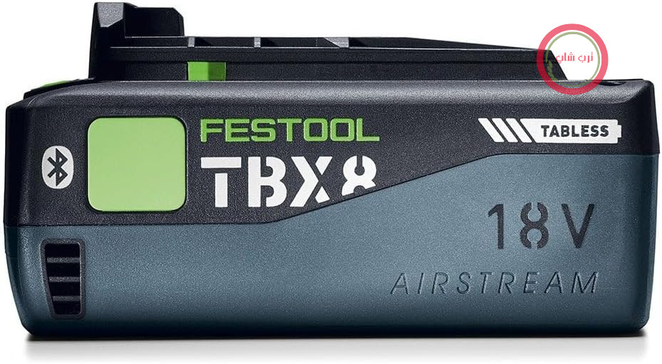 باتری پرقدرت فستول آلمان Festool BP 18 TBX 8 ASI - باتری لیتیوم-یونی ۱۸ ولتی با ظرفیت ۸.۰ آمپر ساعت و بلوتوث