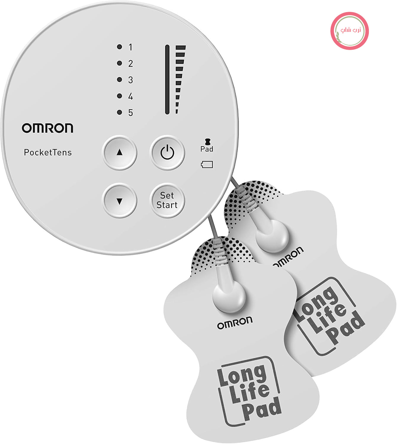 دستگاه تنس امرون ژاپن TENS قابل حمل OMRON PocketTens برای تسکین درد | دستگاه تحریک الکتریکی قدرتمند و قابل حمل که در کف دست شما جای می‌گیرد