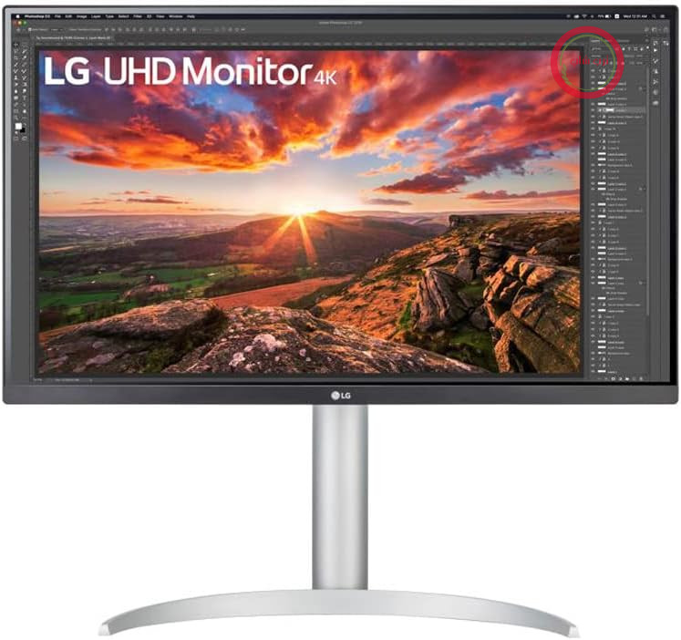 مانیتور 27 اینچی UHD 4K ال‌جی الکترونیکس مدل 27UP850-W.AED، سایز 68.4 سانتی‌متر (27 اینچ)