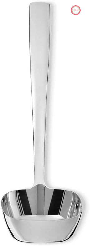 ملاقه روکش‌دار السی ایتالیا Alessi MW03/10 - استیل ضد زنگ 18/10، براق با تزئینات برجسته