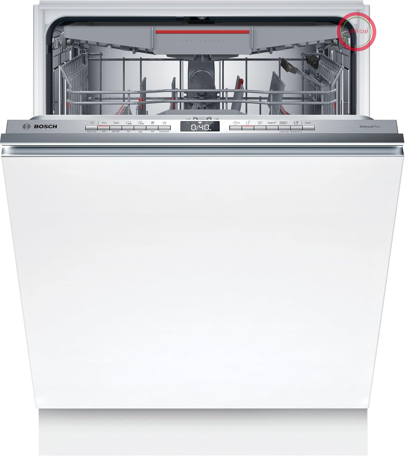 ماشین ظرفشویی بوش SBV4ECX32E، سری 4، هوشمند XXL، کاملاً یکپارچه 60 سانتی‌متر، کشوی کارد و چنگال، ساخت آلمان، فوق خشک، شستشوی قدرتمند، بسیار بی‌صدا، برنامه‌های خودکار، AquaStop