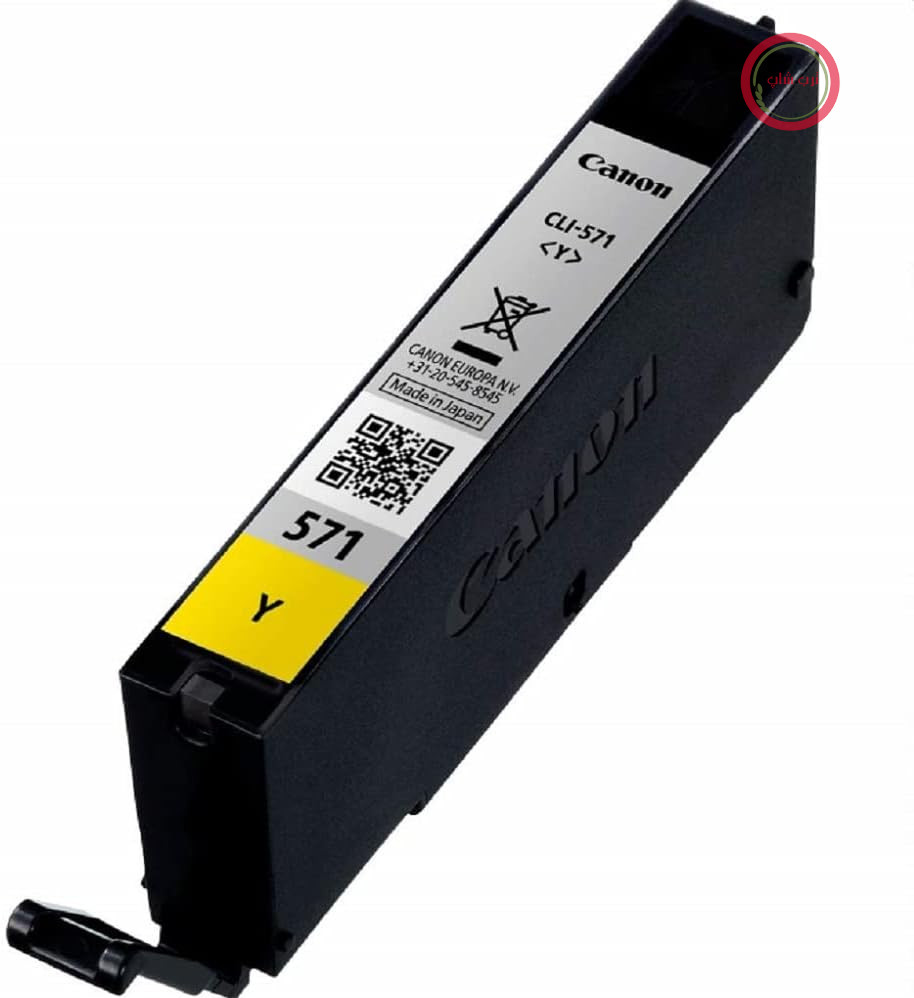 کارتریج جوهر اصلی کانن CLI-571Y مدل 0388C001، زرد، 7 میلی‌لیتر