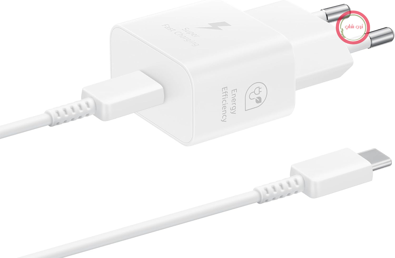 آداپتور شارژ سریع سامسونگ، شارژر کم‌مصرف، USB-C، 25 وات، سفید، EP-T2510N