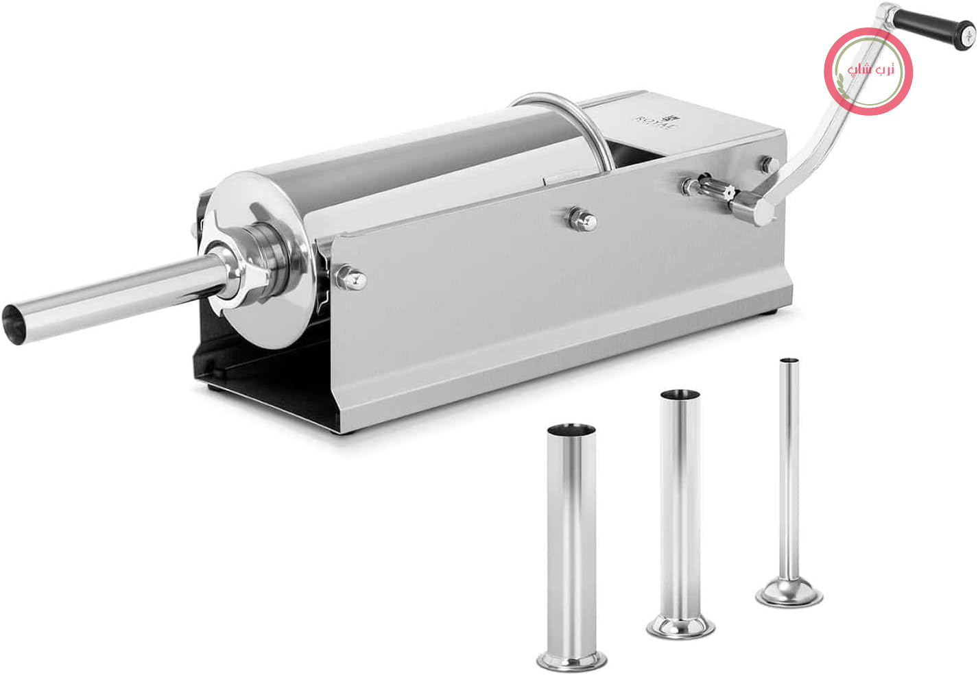 دستگاه پرکن سوسیس افقی صنعتی رویال کترینگ آلمان Royal Catering RC-SFV5L، دستگاه پرکن سوسیس، سرنگ سوسیس، پرس سوسیس، استیل ضد زنگ، 5 لیتر