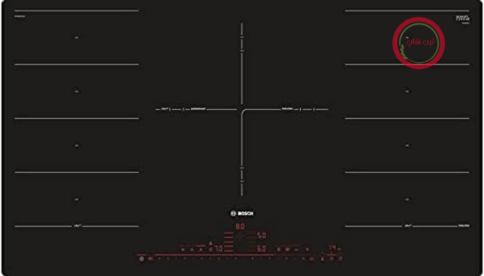 اجاق القایی هوشمند بوش سری 8 مدل PXV901DV1E (قابل استفاده در فضای باز)، عرض 90 سانتی‌متر، FlexInduction (جایگذاری آزاد)، MoveMode (سطح قدرت از پیش تعیین‌شده)، حسگر سرخ کردن PerfectFry، PowerBoost (پخت سریع‌تر)
