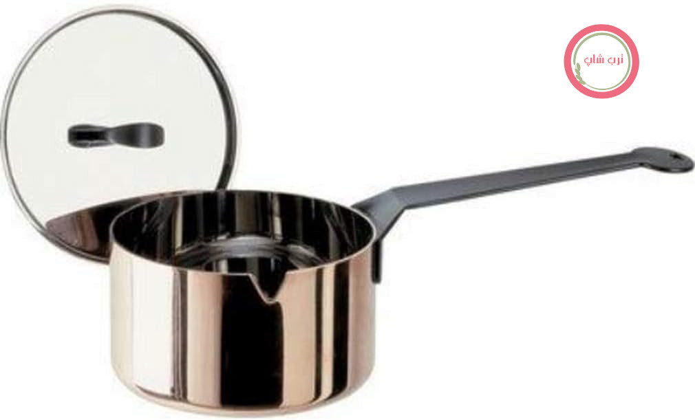 قابلمه Alessi 90105/10/C LA Cintura di Orione با درب ساخته شده از استیل ضد زنگ 18/10 و مس، قطر 10 سانتی متر