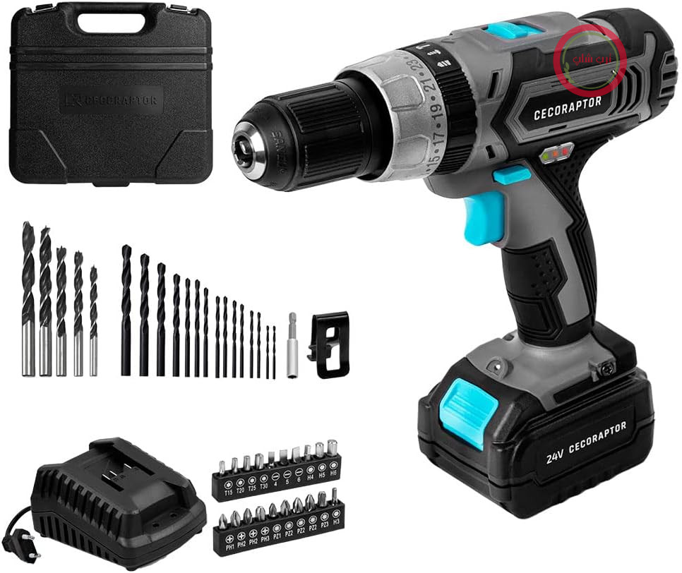دریل پیچ‌گوشتی شارژی سکوتک اسپانیا Cecotec CecoRaptor Perfect ImpactDrill 2024 Advance. باتری 24 ولت