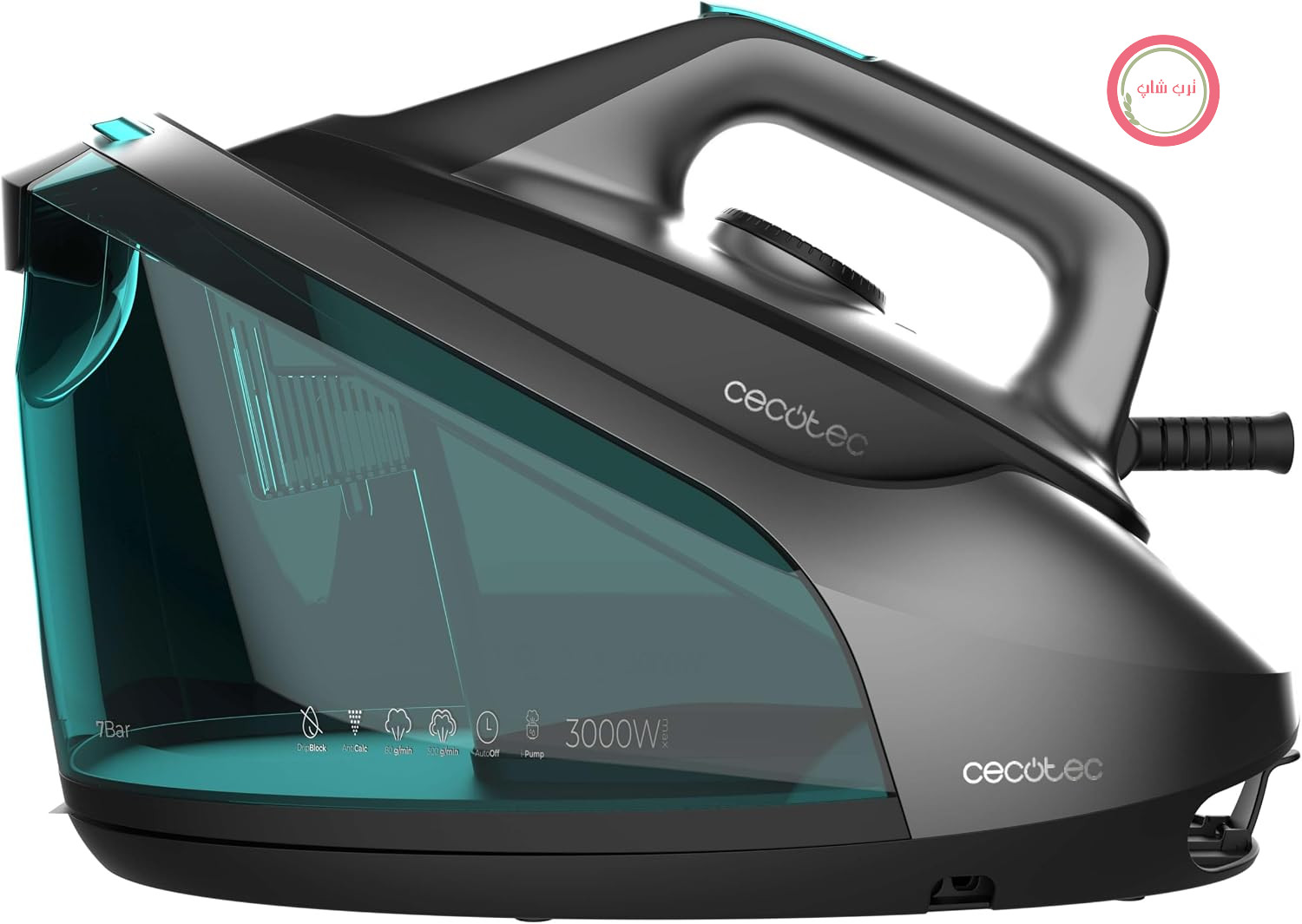 اتو بخار مخزن دار سکوتک اسپانیا Cecotec IronHero 3000 توان 3000 وات، 7 بار، کف سرامیکی فوق رسانا، افزایش بخار 400 گرم