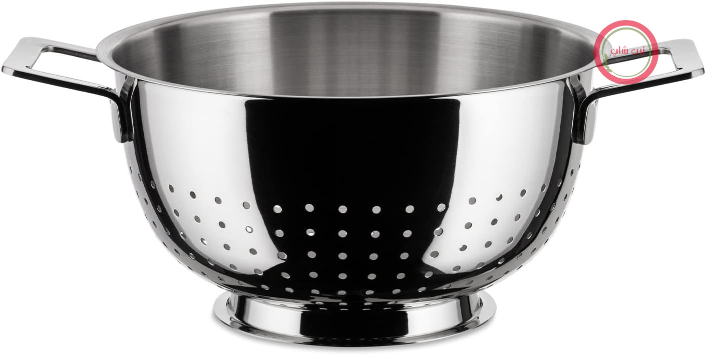 آبکش استیل ضد زنگ آلیسی "POTS & PANS" ، نقره ای ، 5.5 x 29.5 x 7 سانتی متر