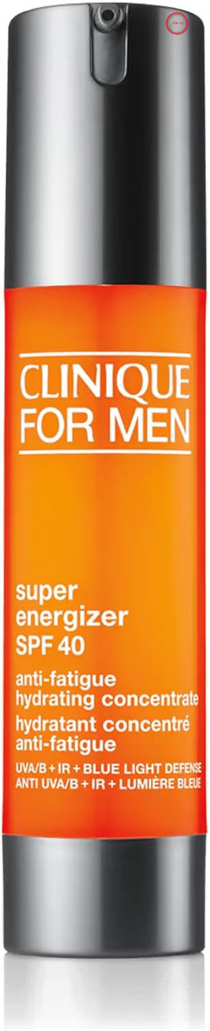 کنسانتره آبرسان ضد خستگی کلینیک آمریکا Clinique فور من™ سوپر انرجایزر™ با SPF 40 | ژل مرطوب کننده بدون روغن با SPF 40، محافظت در برابر UVA/UVB، ۴۸ میلی لیتر