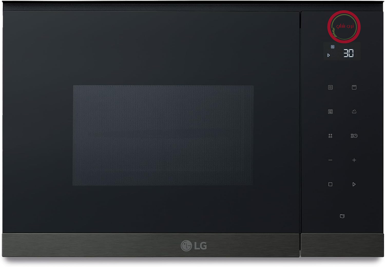 مایکروویو ال جی مدل توکار LG MGBZ2593F با ظرفیت ۲۵ لیتر و توان ۹۰۰ وات، مشکی