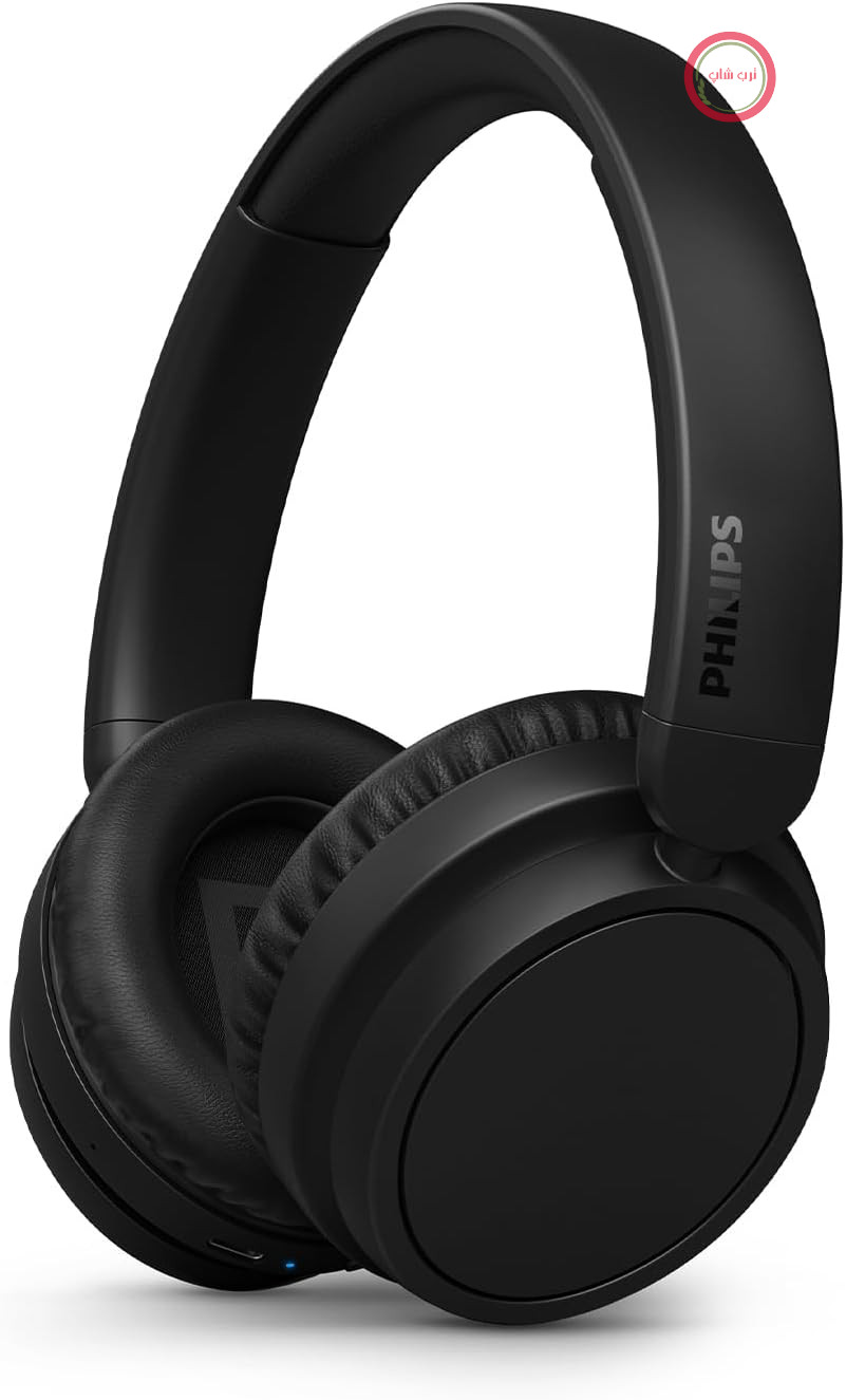 هدفون بلوتوث بی‌سیم سبک فیلیپس TAH5219BK/00 - 65 ساعت عمر باتری، صدای طبیعی، تماس‌های واضح، بیس پویا، شارژ 2 ساعته از طریق USB-C، قاب نرم - مشکی