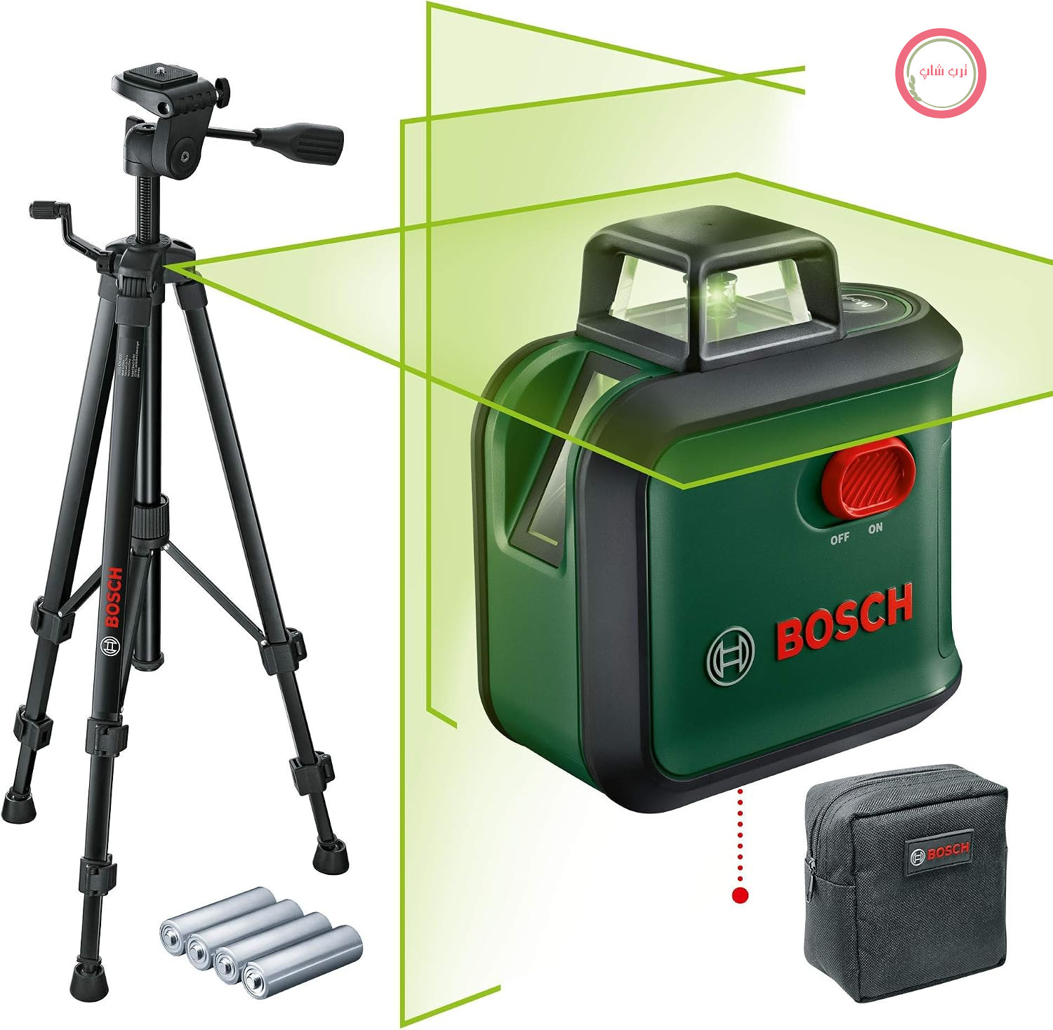 تراز لیزر خط زن پیشرفته بوش Bosch مدل AdvancedLevel 360 (خط لیزر افقی 360 درجه، دو خط عمودی