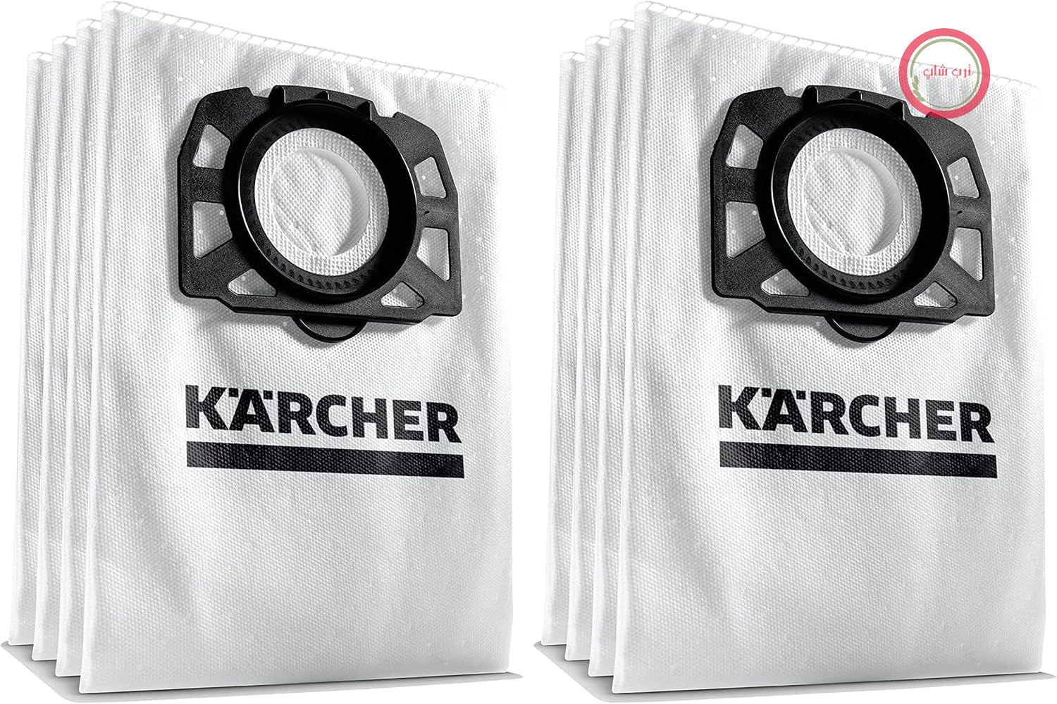 فیلترهای کیسه‌ای پشمی اصلی Kärcher مدل KFI 487: 4 عدد، 3 لایه، بسیار مقاوم در برابر پارگی و محکم، کاملاً مناسب جاروبرقی‌های خشک/تر Kärcher (بسته 2 عددی)