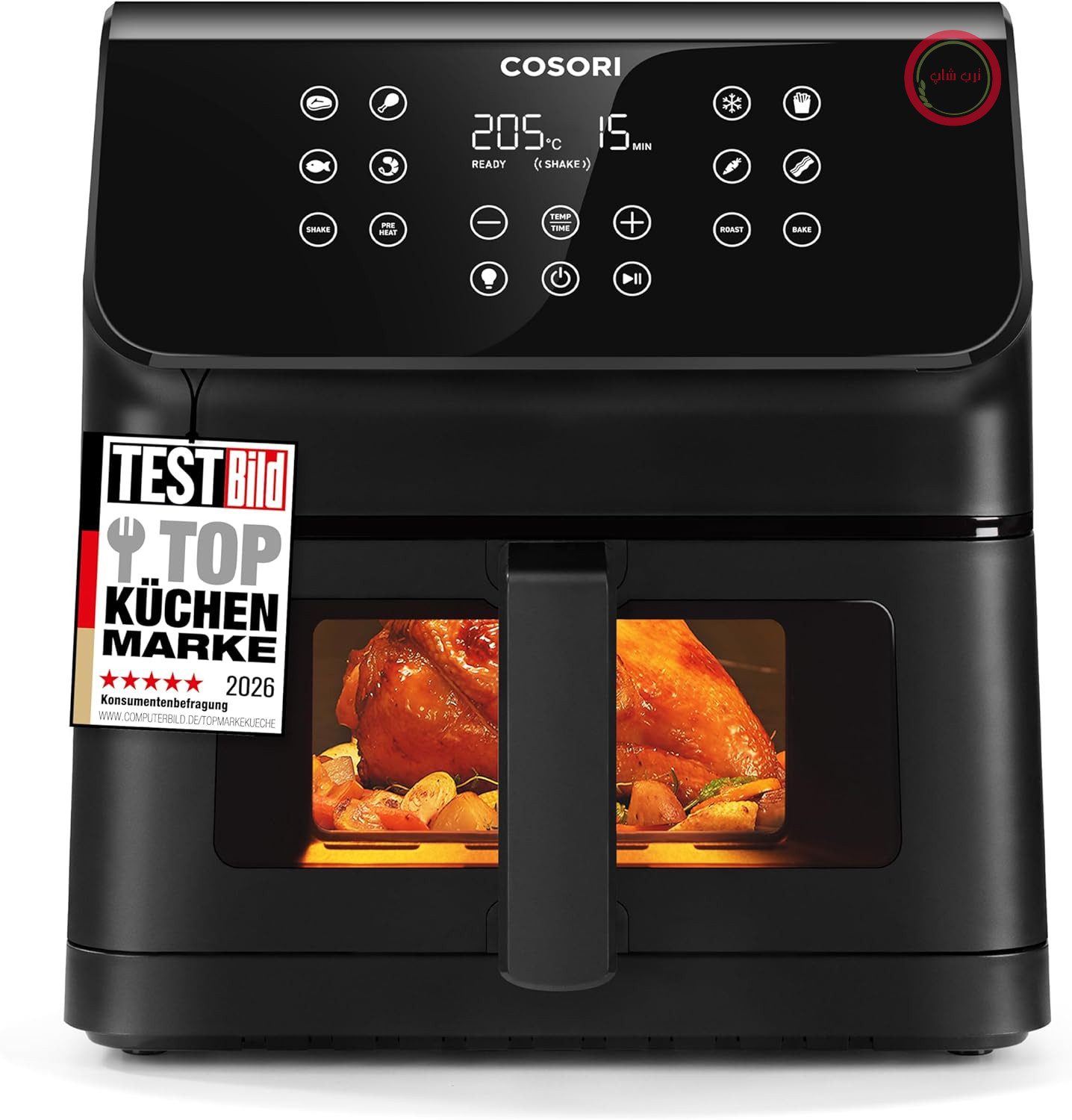 سرخ‌کن بدون روغن کوسوری آمریکا Cosori CAF-P652-KEU ظرفیت 6.2 لیتر 12 کاره