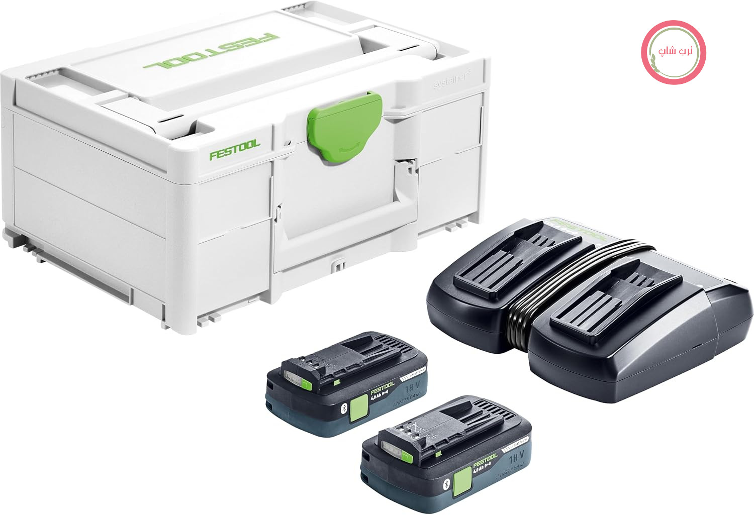 باتری و شارژر پرقدرت فستول آلمان Festool Energy SYS 18V 2x4.0 Ah - به همراه TCL 6 DUO