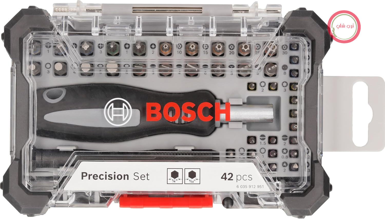 مجموعه پیچ‌گوشتی ۴۲ تکه Bosch Accessories با مته‌های دقیق و استاندارد (برای پیچ‌های دقیق...