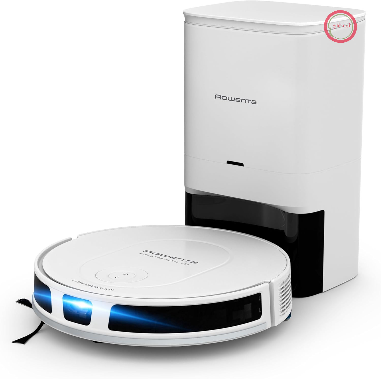 جارو رباتیک روونتا آلمان Rowenta X-PLORER سری 70+، مدل مراقبت از حیوانات، فناوری لیزر، تمیز کردن روشمند، طراحی فوق العاده نازک، RR8497WH