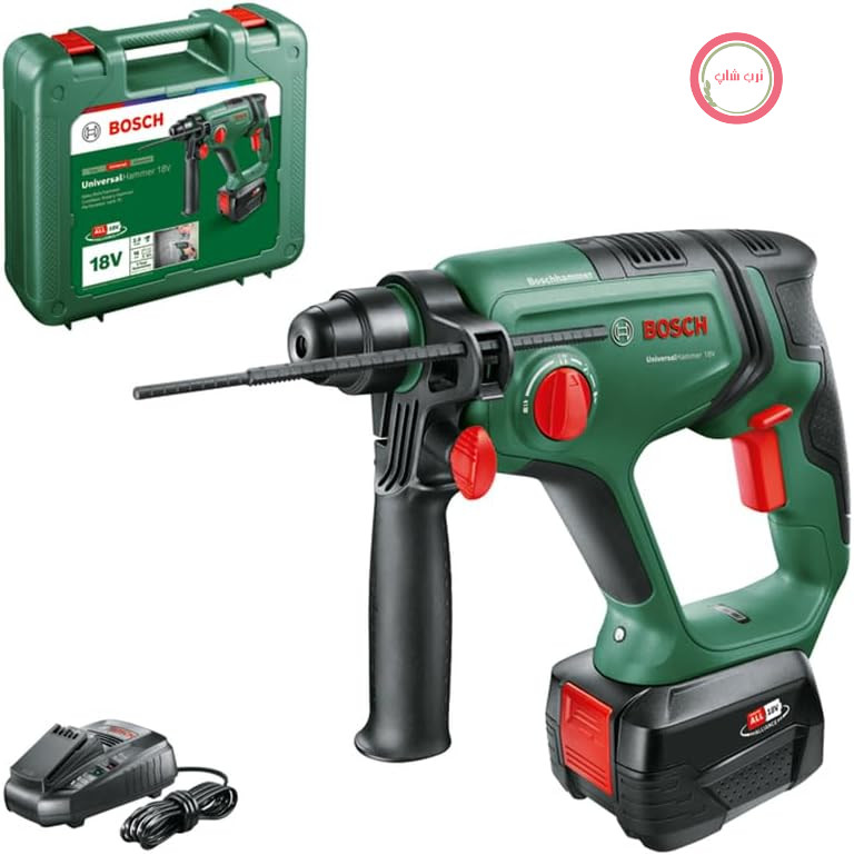 دریل چکشی شارژی بوش مدل Universal Hammer 18 V (1 x باتری 4.0 Ah؛ سیستم 18 ولت