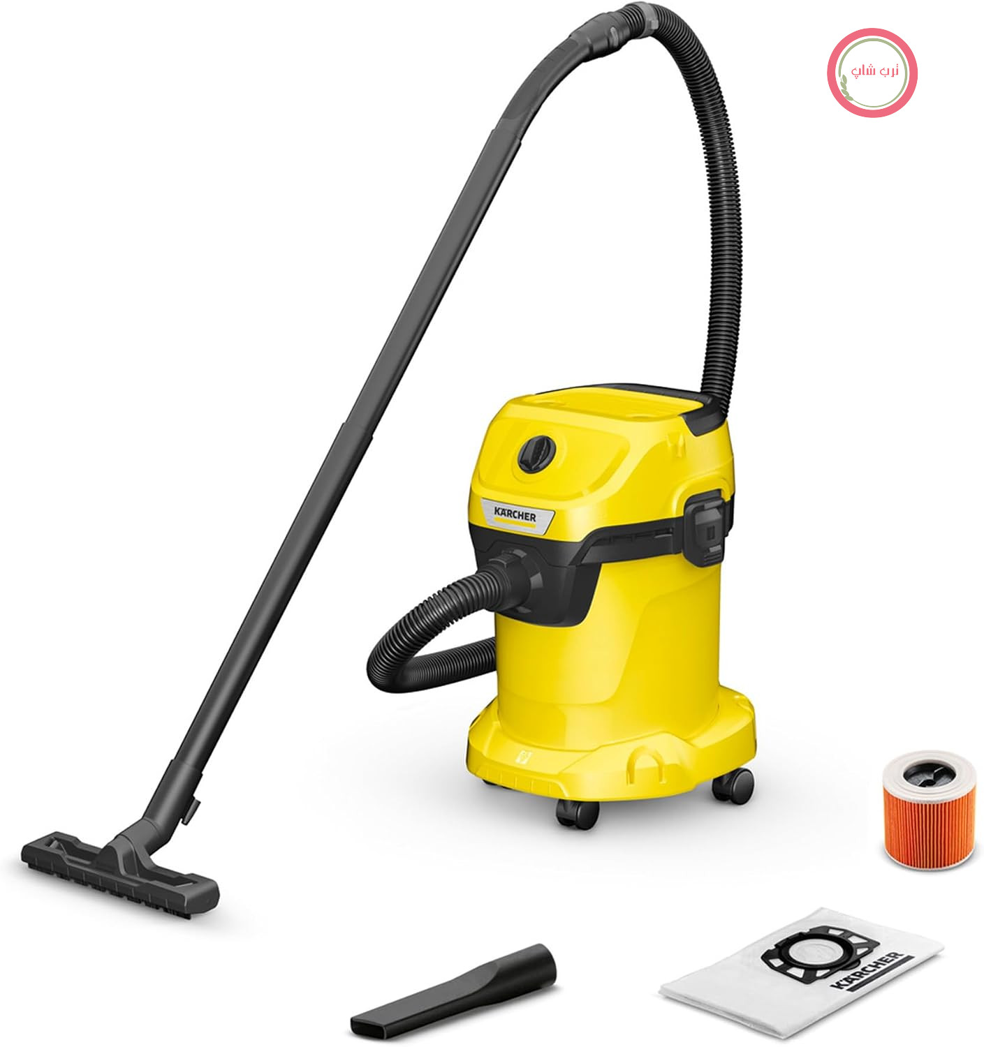 جاروبرقی صنعتی کرشر آلمان Kärcher WD 3 V-17/4/20، آب و خاک، مخزن 17 لیتری