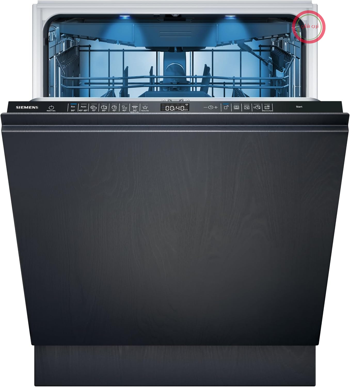 ماشین ظرفشویی زیمنس SN65EX12CE، ماشین ظرفشویی هوشمند iQ500، ماشین ظرفشویی کاملاً یکپارچه، 60 سانتی‌متر، ساخت آلمان، کشوی کارد و چنگال، فوق‌العاده بی‌صدا، varioSpeed، openDry، rackMatic، چراغ داخلی، glassZone