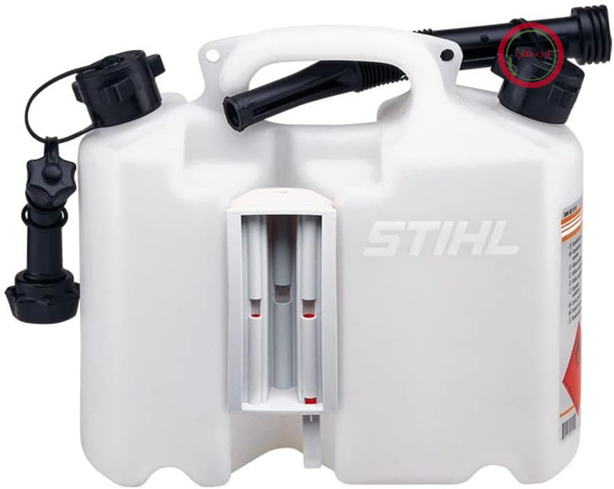 قوطی ترکیبی حرفه ای Stihl 8810123 برای 5 لیتر سوخت و 3 لیتر روغن زنجیر اره به رنگ سفید
