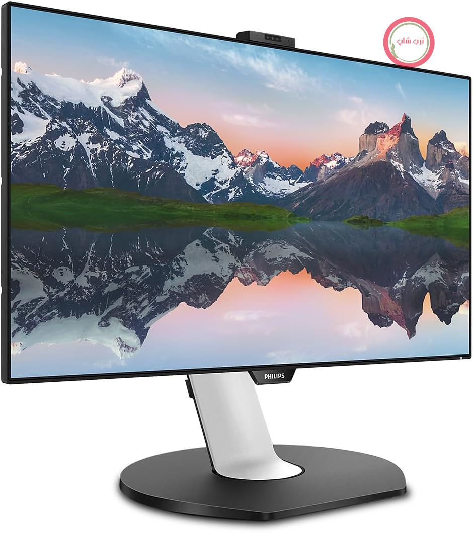 مانیتور فیلیپس 329P9H با داک USB-C و وضوح تصویر 32 اینچ از برند Zoll، مجهز به وب‌کم و پورت HDMI 2.0 (رزولوشن 2160 در 3840، فرکانس 60 هرتز، پورت HDMI 2.0، پورت DisplayPort، پورت USB-C، پورت RJ45، هاب USB)