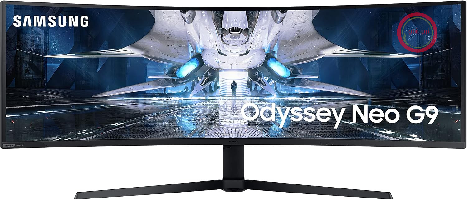 مانیتور سامسونگ Samsung مدل مانیتور گیمینگ سامسونگ Odyssey Neo G9 (S49AG952)، منحنی (1000R)، 49 اینچ، 5120x1440 (DQHD)، 32:9، Mini-LED، HDR10+، VA، 240Hz، 1ms (GtG)، FreeSync Pro، G-Sync، HDMI، USB
