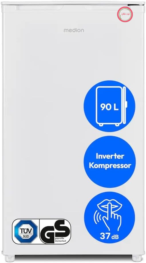 یخچال MEDION با محفظه فریزر ۹۰ لیتری - MD370033 - سفید