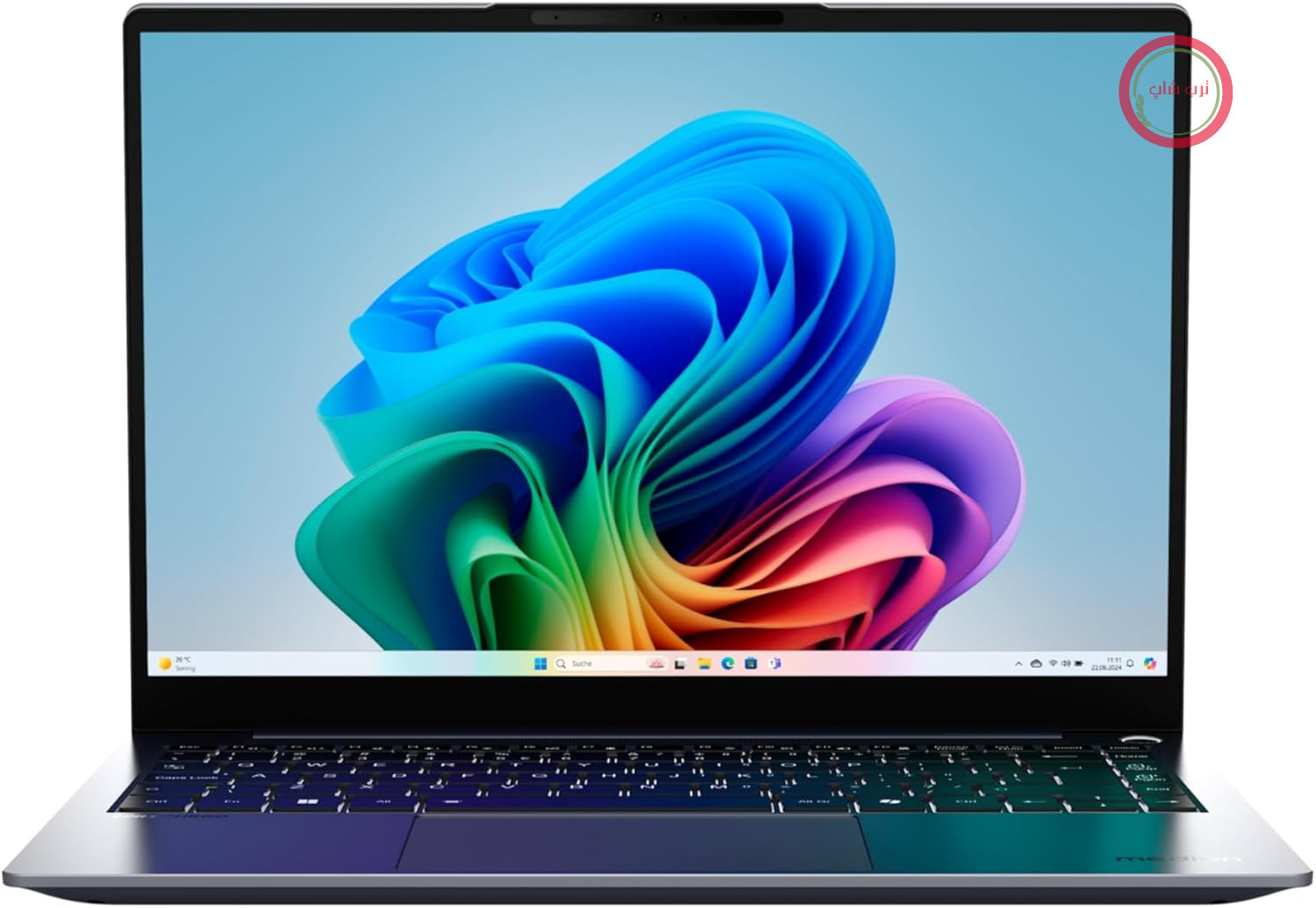 لپ‌تاپ MEDION SPRCHRGD 14 S1 با ابعاد 35.56 سانتی‌متر (14 اینچ Zoll 120Hz 2.8K WQXGA+) (کامپیوتر شخصی Copilot+، پردازنده Qualcomm Snapdragon X Plus، رم 16 گیگابایت DDR5، حافظه SSD 512 گیگابایت، ویندوز 11 هوم)