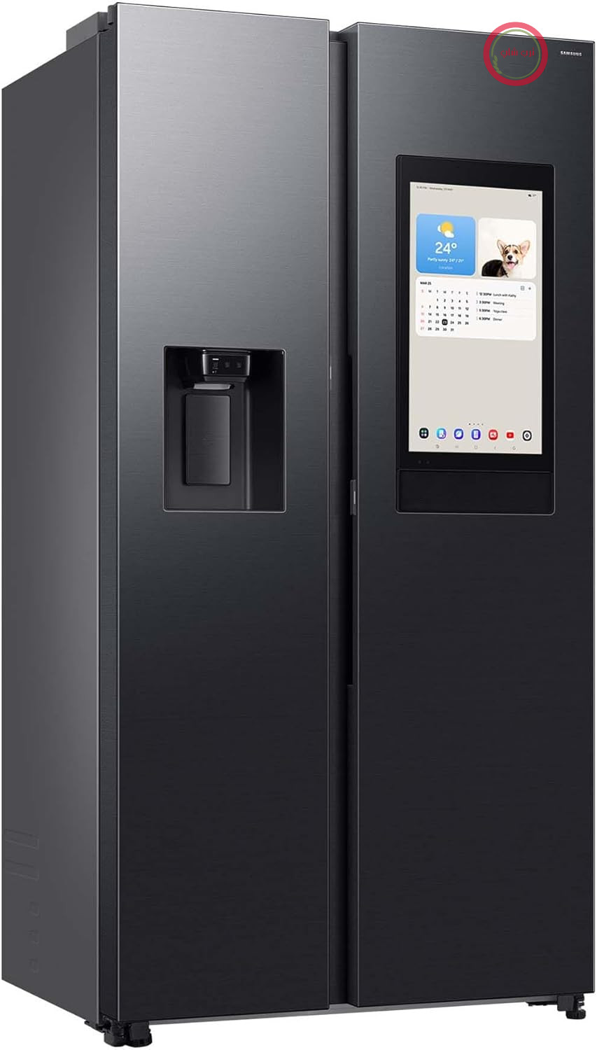 یخچال فریزر ساید بای ساید سامسونگ Samsung مدل RS90F66BEFEF، ۱۷۸ سانتی‌متر، ۶۱۴ پوند