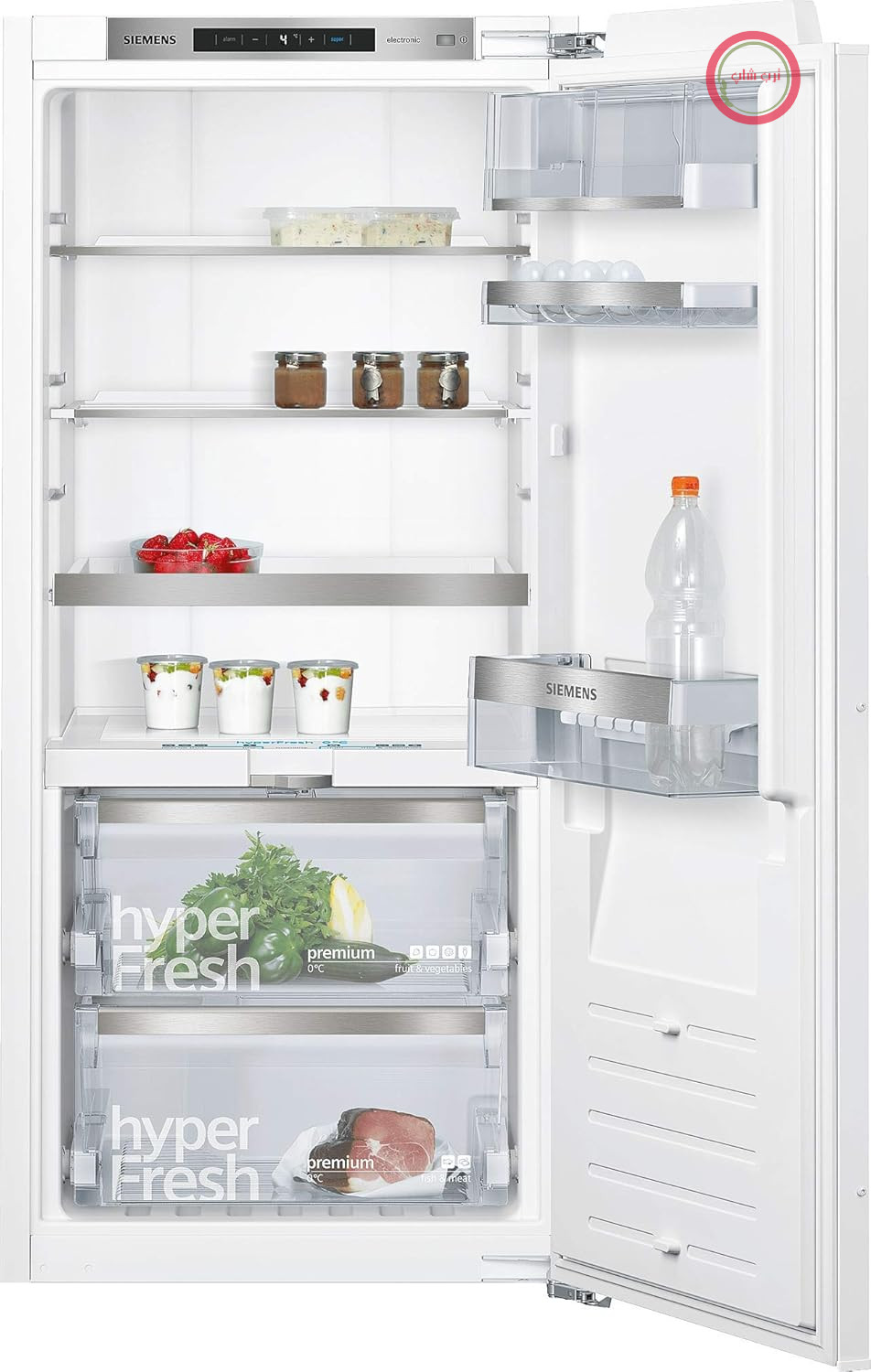 یخچال توکار زیمنس KI41FADD0 iQ700 / A+++ / 80 کیلووات ساعت در سال / 187 لیتر / hyperFresh Premium 0° / روشنایی LED / superCooling