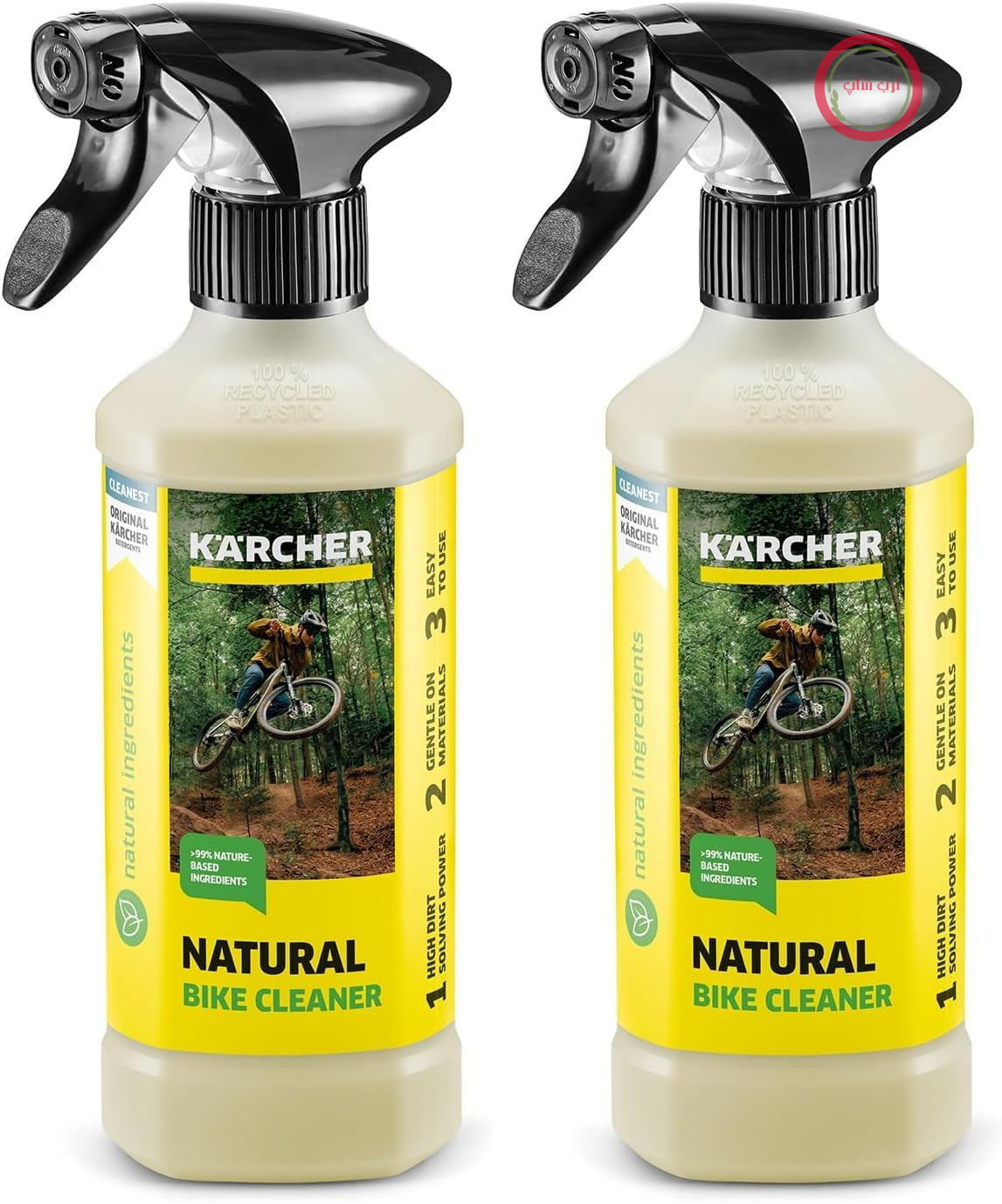 پاک کننده دوچرخه KÄRCHER Natural RM 640N RTU، زرد، 500 میلی لیتر (بسته 2 عددی)