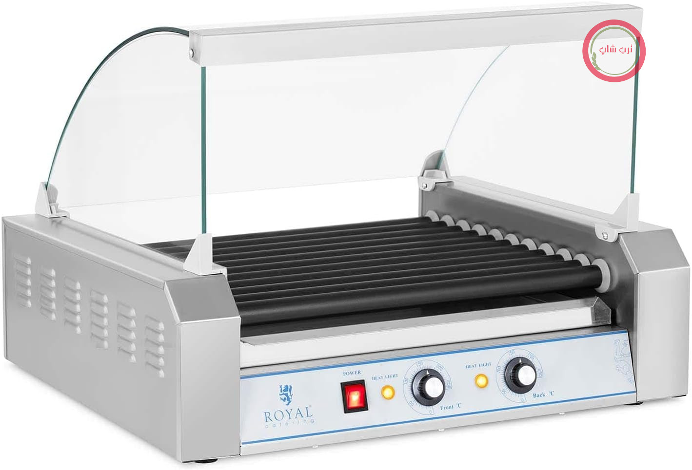 گریل سوسیس رویال کترینگ آلمان Royal Catering مدل RCHG-11T، ۱۱ رول، توان ۲۲۰۰ وات