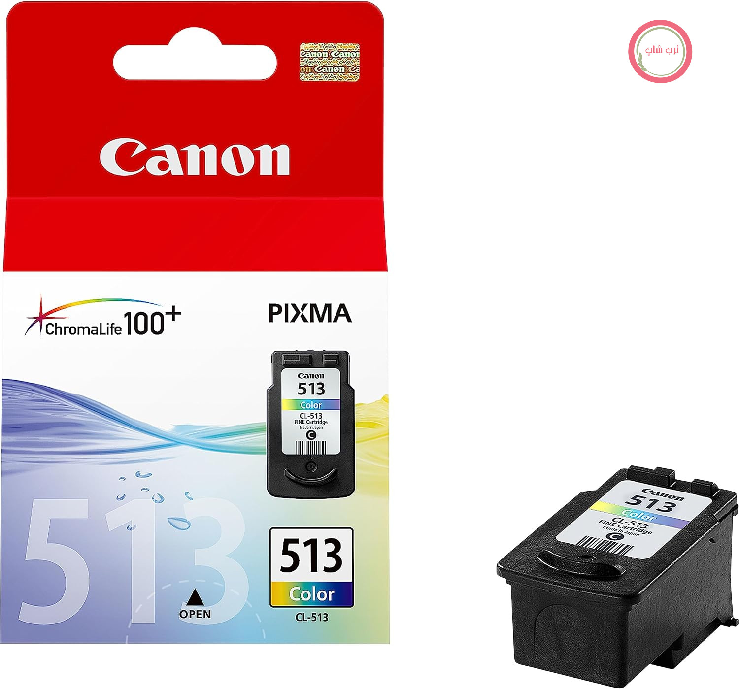 کارتریج جوهر افشان کانن CL-513 FINE اصلی رنگ XL