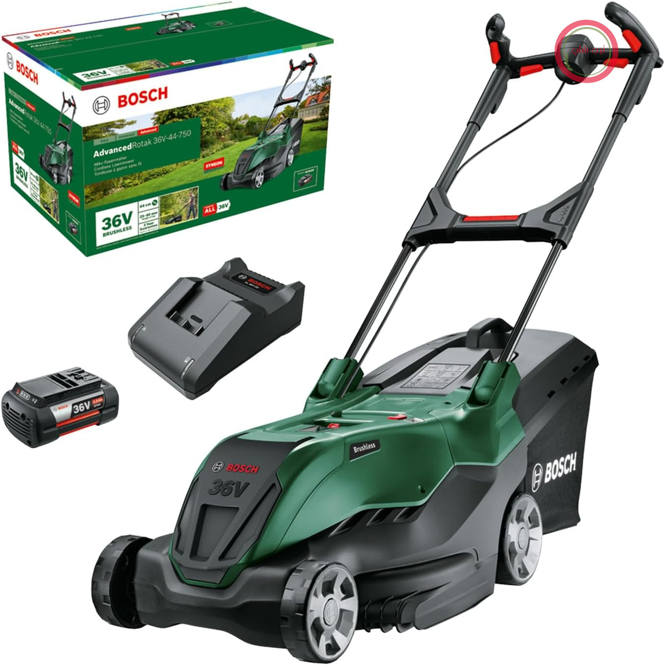 ماشین چمن‌زن شارژی بوش آلمان قدرتمند Bosch AdvancedRotak 36V - 44 - 750