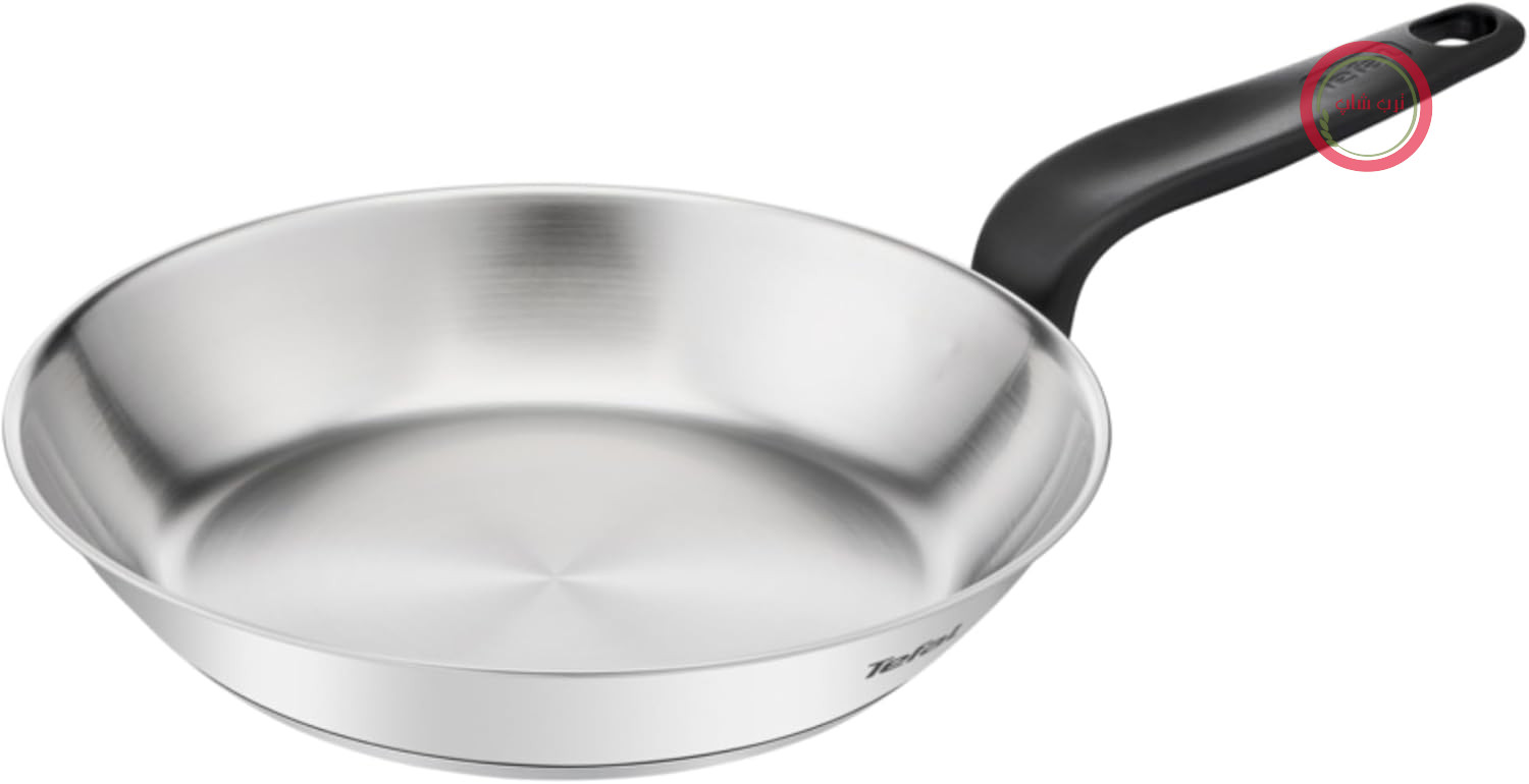 ماهیتابه تفال مدل Primary E3080204، 20 سانتی‌متر، استیل ضد زنگ با کیفیت بالا، بدون پوشش، سازگار با القا، ترد و برشته