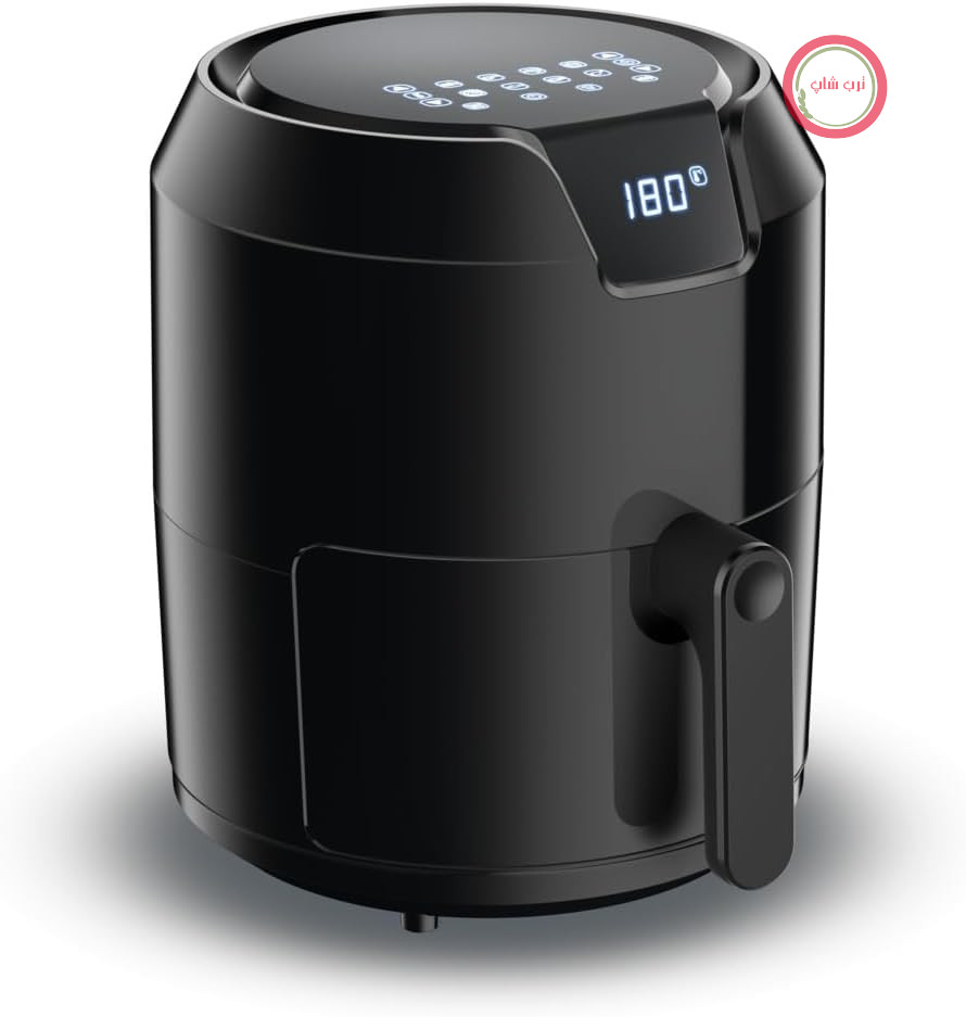 سرخ کن تفال مدل Easy Fry Precision XL، با توان ۱۵۰۰ وات، ظرفیت ۴.۲ لیتر برای ۶ وعده، ۸ برنامه اتوماتیک، صفحه نمایش دیجیتال، سرخ کن بدون روغن سالم و کم مصرف، مشکی، EY4018