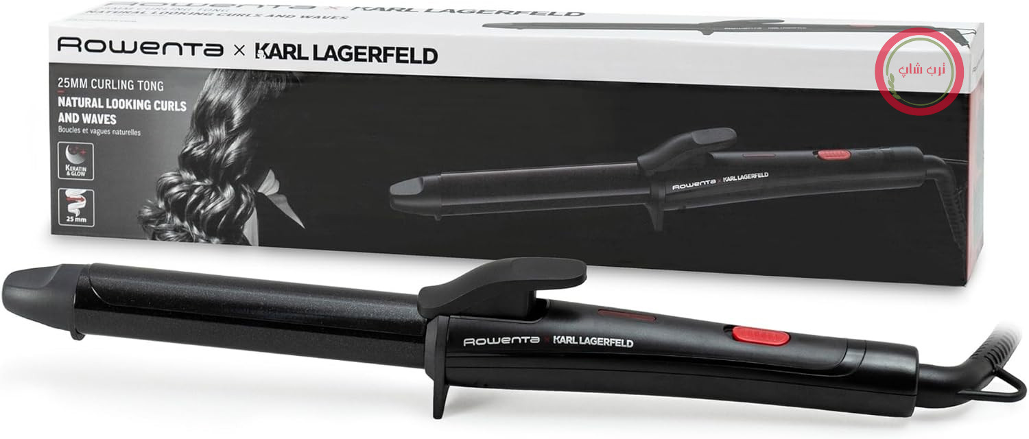 فرکننده موی روونتا آلمان Rowenta x Karl Lagerfeld مدل 25 میلی‌متری، گرم شدن سریع CF321L