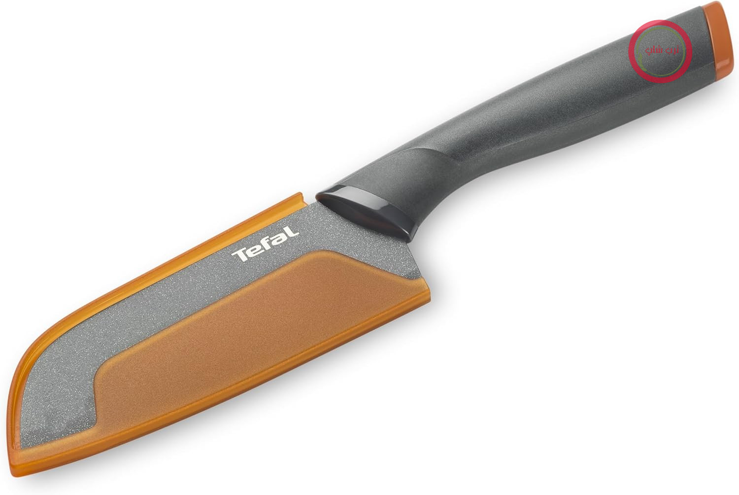 چاقوی آشپزخانه Tefal Fresh مدل Santoku، ۱۲ سانتی‌متر، استیل ضد زنگ، آنتراسیت/نارنجی، سانتی‌متر، ۳۶ × ۱۰ × ۵.۱ سانتی‌متر، ۱ عدد