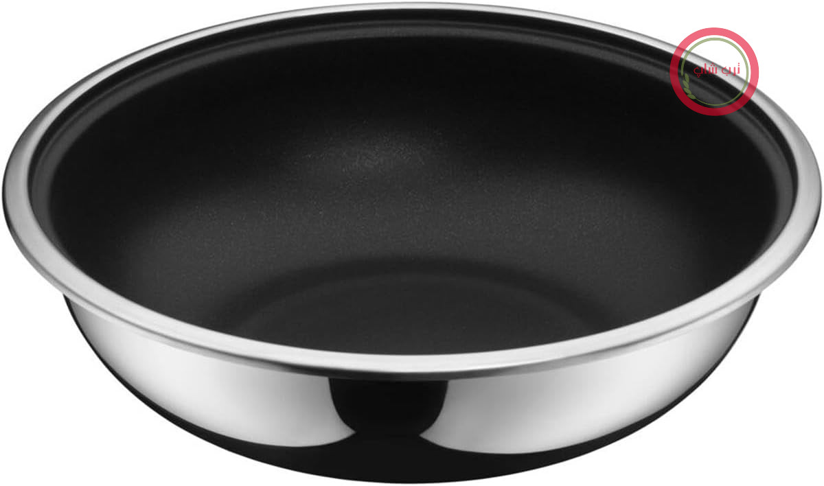 ماهیتابه القایی WMF Click&Serve، بدون دسته استیل ضد زنگ، روکش استیل ضد زنگ Cromargan (بدون دسته استیل ضد زنگ، ماهیتابه وک 26 سانتی متر)